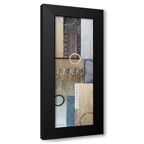 Colors of Rain I Black Modern Wood Framed Art Print with Double Matting by Marcon, Michael