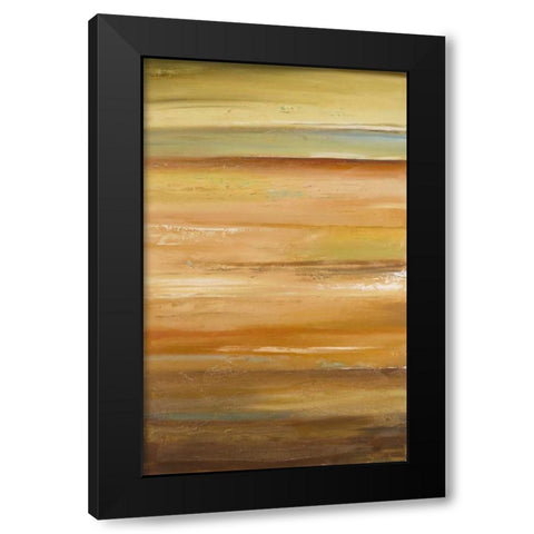 Sunrise II Black Modern Wood Framed Art Print with Double Matting by Pinto, Patricia