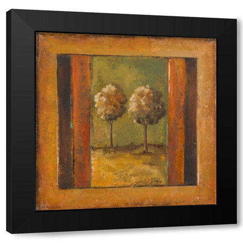 Lonely Trees III Black Modern Wood Framed Art Print with Double Matting by Pinto, Patricia