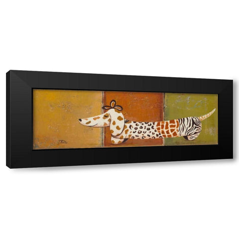 Fashion Puppy I Black Modern Wood Framed Art Print with Double Matting by Pinto, Patricia