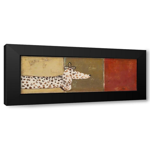 Fashion Puppy II Black Modern Wood Framed Art Print with Double Matting by Pinto, Patricia