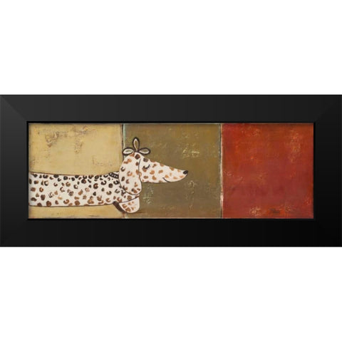 Fashion Puppy II Black Modern Wood Framed Art Print by Pinto, Patricia