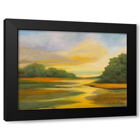 Afternoon II Black Modern Wood Framed Art Print with Double Matting by Arenas, Nelly