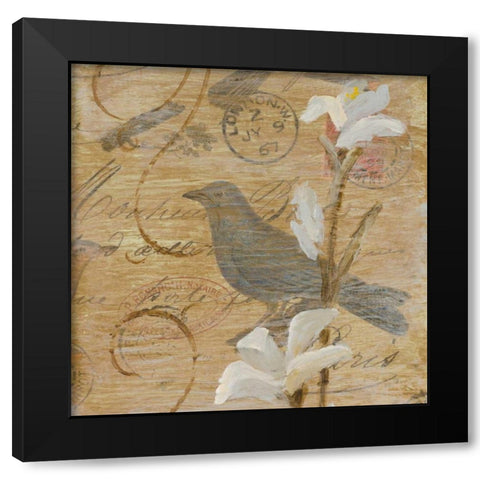 Morning Song II Black Modern Wood Framed Art Print with Double Matting by Loreth, Lanie