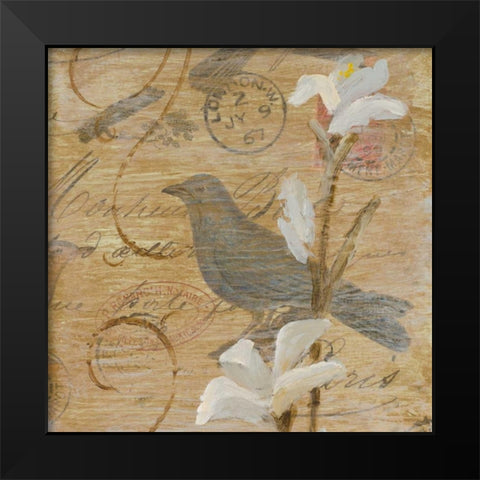 Morning Song II Black Modern Wood Framed Art Print by Loreth, Lanie