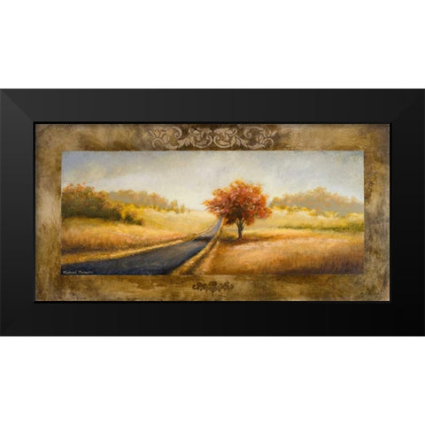 A Place of Passing Time I Black Modern Wood Framed Art Print by Marcon, Michael