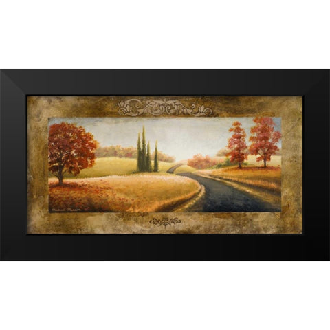 A Place of Passing Time II Black Modern Wood Framed Art Print by Marcon, Michael