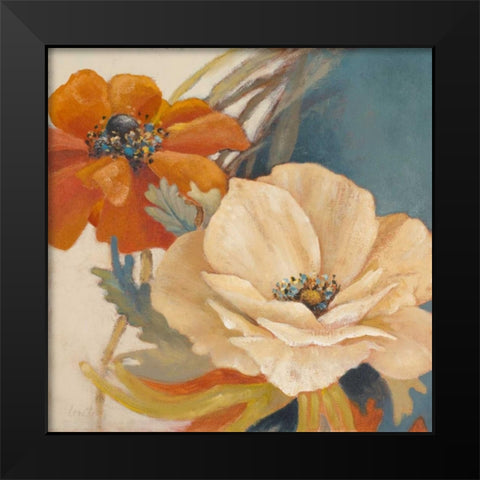 In Full Bloom Black Modern Wood Framed Art Print by Loreth, Lanie