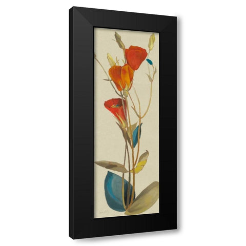 Red Grandiflorum II Black Modern Wood Framed Art Print by Loreth, Lanie