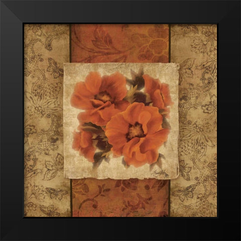 Spice Flower II Black Modern Wood Framed Art Print by Medley, Elizabeth