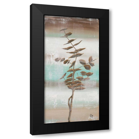 Winter Beach II Black Modern Wood Framed Art Print with Double Matting by Hakimipour-Ritter