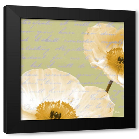 Written In The Wind I Black Modern Wood Framed Art Print with Double Matting by Pinto, Patricia