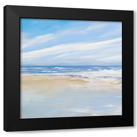 Sea Breeze I Black Modern Wood Framed Art Print with Double Matting by Meneely, Dan