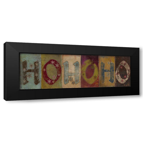 HOHOHO Black Modern Wood Framed Art Print with Double Matting by Pinto, Patricia