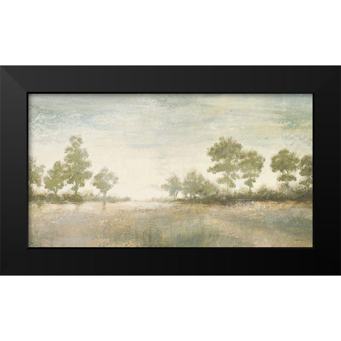 Distant Valley Black Modern Wood Framed Art Print by Marcon, Michael