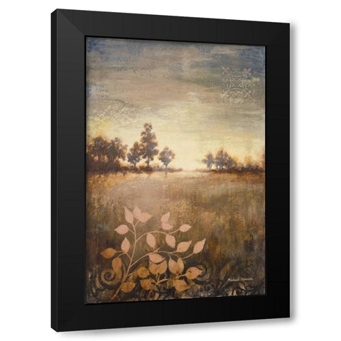 Distant Light Black Modern Wood Framed Art Print by Marcon, Michael