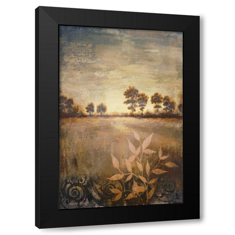 Distant Season Black Modern Wood Framed Art Print with Double Matting by Marcon, Michael