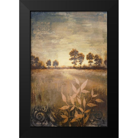Distant Season Black Modern Wood Framed Art Print by Marcon, Michael