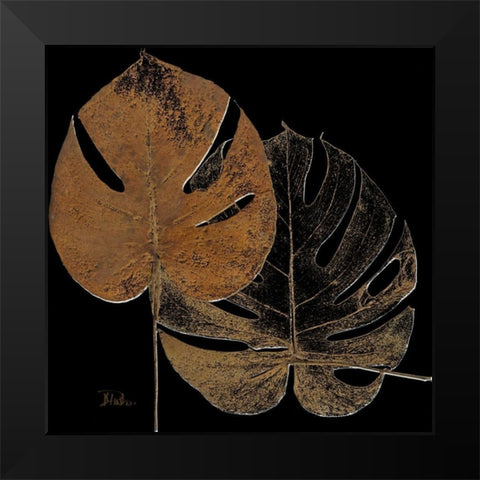 Black Balazo I Black Modern Wood Framed Art Print by Pinto, Patricia