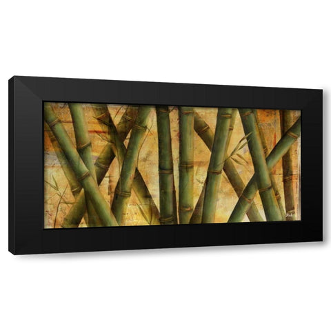Bamboo Forest I Black Modern Wood Framed Art Print with Double Matting by Pinto, Patricia