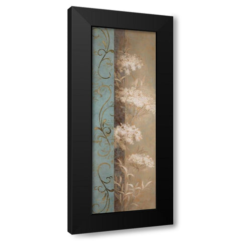 Delicate Beauty in Blue III Black Modern Wood Framed Art Print by Loreth, Lanie