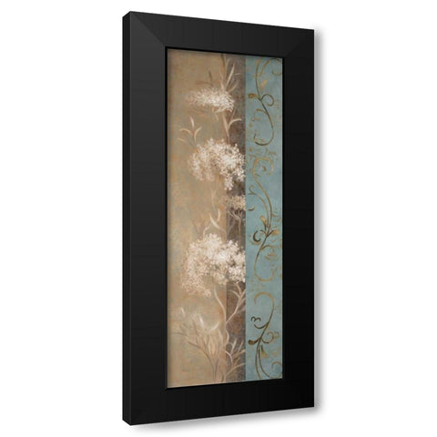 Delicate Beauty in Blue  IV Black Modern Wood Framed Art Print by Loreth, Lanie