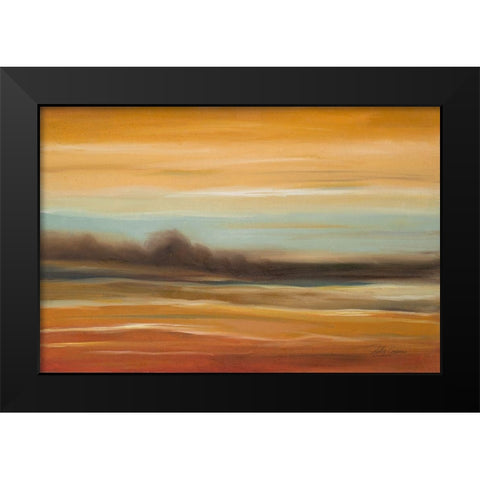 Late Afternoon II Black Modern Wood Framed Art Print by Arenas, Nelly