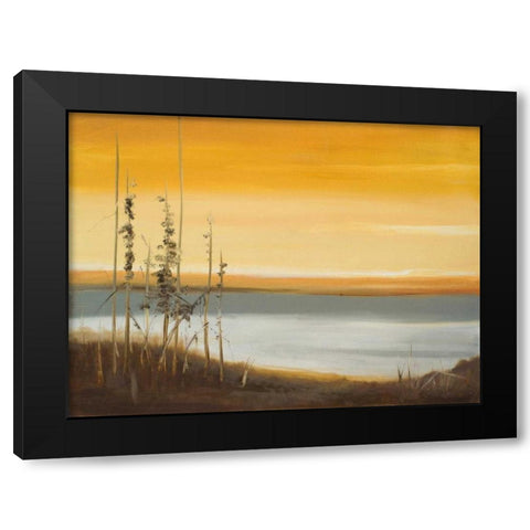 Early Morning II Black Modern Wood Framed Art Print by Arenas, Nelly