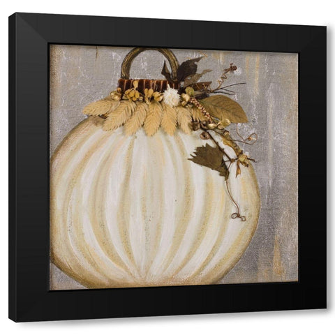 Ornament II Black Modern Wood Framed Art Print with Double Matting by Pinto, Patricia