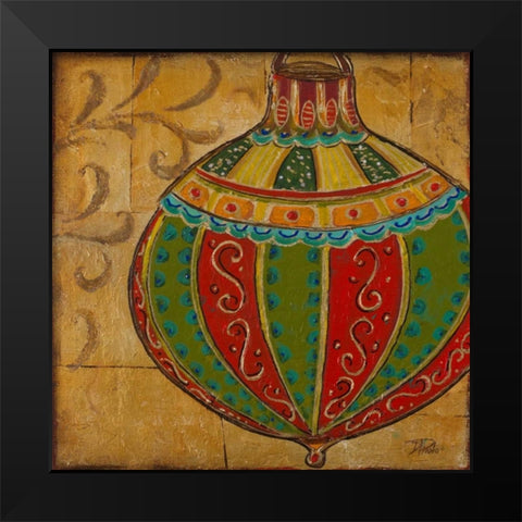 Ornament III Black Modern Wood Framed Art Print by Pinto, Patricia