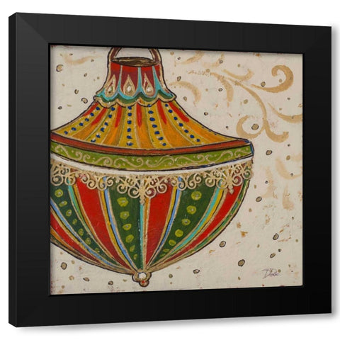 Ornament IV Black Modern Wood Framed Art Print by Pinto, Patricia