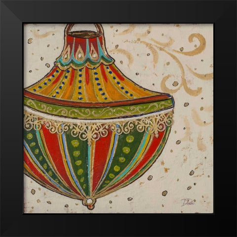 Ornament IV Black Modern Wood Framed Art Print by Pinto, Patricia