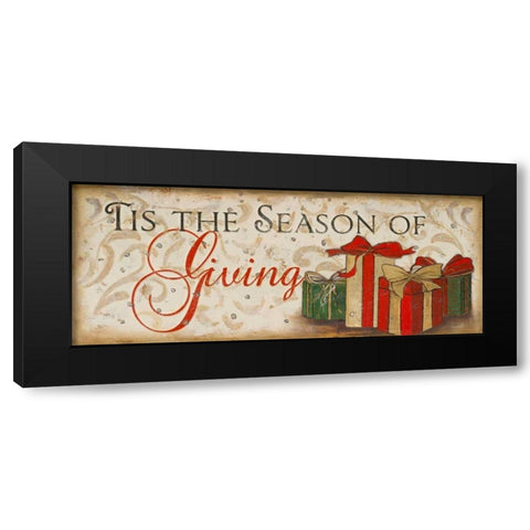 Tis the Season Black Modern Wood Framed Art Print by Pinto, Patricia