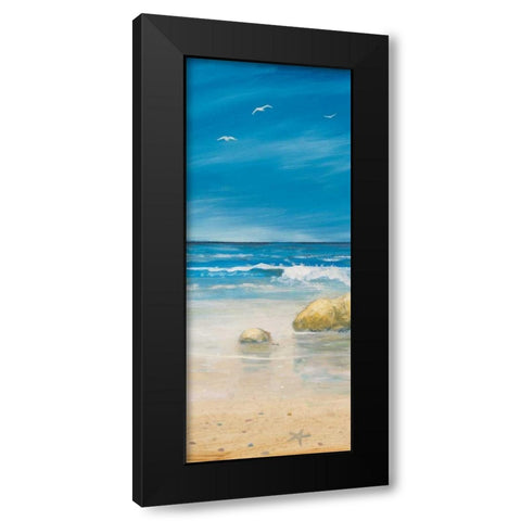 Shore Panel I Black Modern Wood Framed Art Print by Kingsley