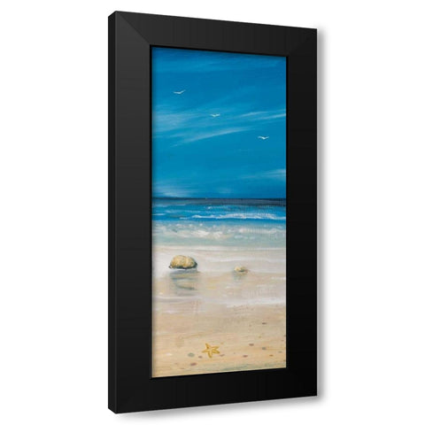 Shore Panel II Black Modern Wood Framed Art Print by Kingsley