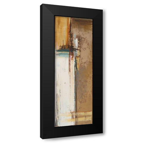 Oxido II Black Modern Wood Framed Art Print with Double Matting by Pinto, Patricia
