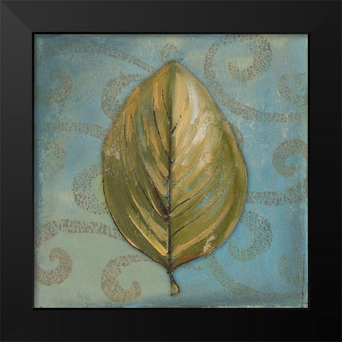 Swift Leaf I Black Modern Wood Framed Art Print by Pinto, Patricia