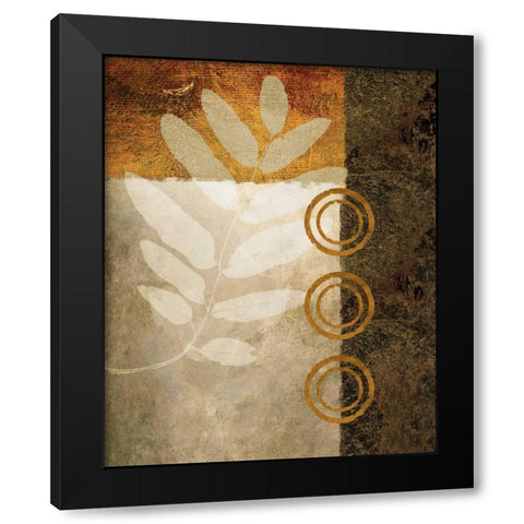 November Textures I Black Modern Wood Framed Art Print by Marcon, Michael
