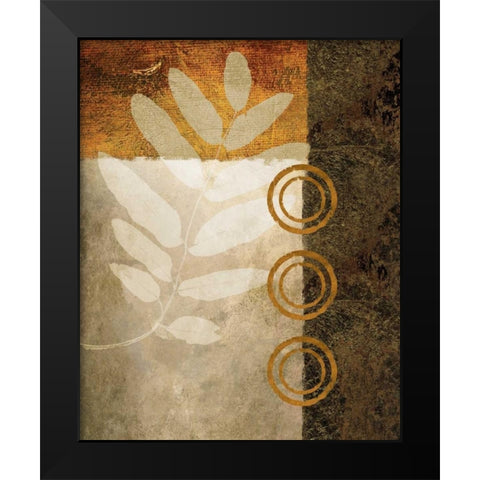 November Textures I Black Modern Wood Framed Art Print by Marcon, Michael