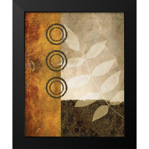 November Textures II Black Modern Wood Framed Art Print by Marcon, Michael