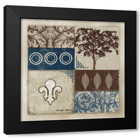 Enhancement II Black Modern Wood Framed Art Print with Double Matting by Marcon, Michael