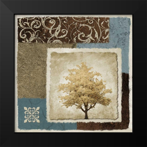 Summer Tree I Black Modern Wood Framed Art Print by Marcon, Michael