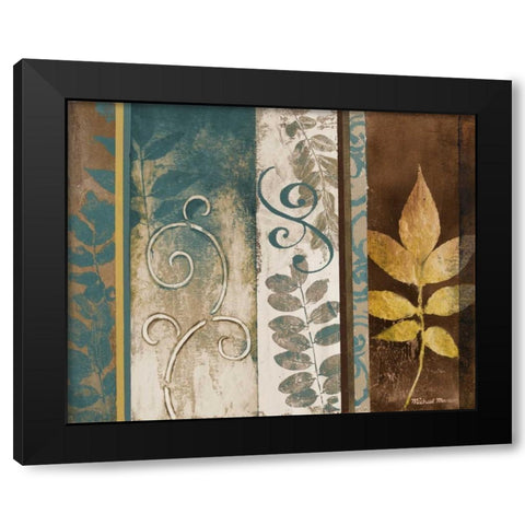 October Day I Black Modern Wood Framed Art Print with Double Matting by Marcon, Michael