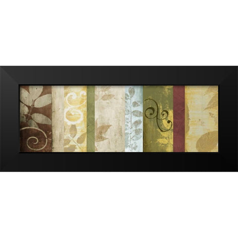 Warm June Panel I Black Modern Wood Framed Art Print by Marcon, Michael