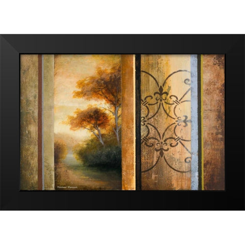 Momentary Radiance Black Modern Wood Framed Art Print by Marcon, Michael