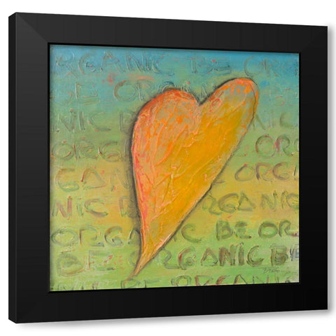 Be Organic II Black Modern Wood Framed Art Print by Pinto, Patricia
