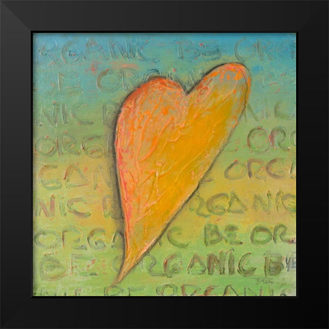 Be Organic II Black Modern Wood Framed Art Print by Pinto, Patricia