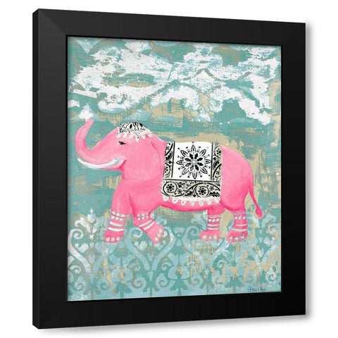 Pink Bazaar I Black Modern Wood Framed Art Print by Hakimipour-Ritter