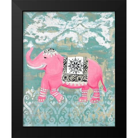 Pink Bazaar I Black Modern Wood Framed Art Print by Hakimipour-Ritter