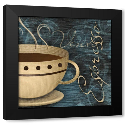 Espresso Black Modern Wood Framed Art Print with Double Matting by SD Graphics Studio
